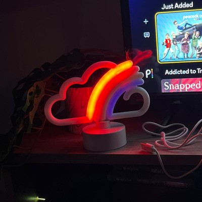 Mini Led Novelty Table Lamp Rainbow - West & Arrow : Target