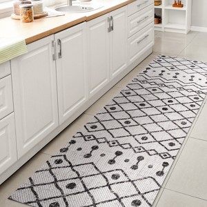 Nokat Modern Bohemian Inspired Indoor/Outdoor Area Rug - JONATHAN Y - 1 of 4