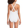 Lands' End Women's Chlorine Resistant Scoop Neck X-Back High Leg Soft Cup Tugless Sporty One Piece Swimsuit - 2 of 4