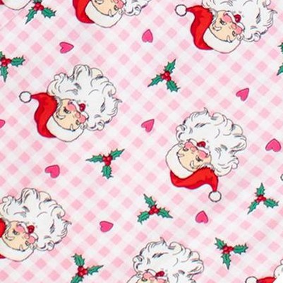 pink dear santa