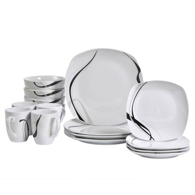 16pc Porcelain Carnival Dinnerware Set - Tabletops Gallery