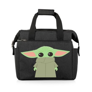 Star Wars Mandalorian Grogu On The Go Lunch Bag Cooler - Black - 1 of 3