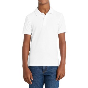 Mafoose Youth Comfortable Core Classic Pique Polo Shirt for Everyday Wear - 1 of 4