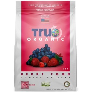 TRUE Organic Berry and Fruit 5-4-4 Plant Food, CDFA, OMRI for Organic Gardening, 4lbs - 1 of 3