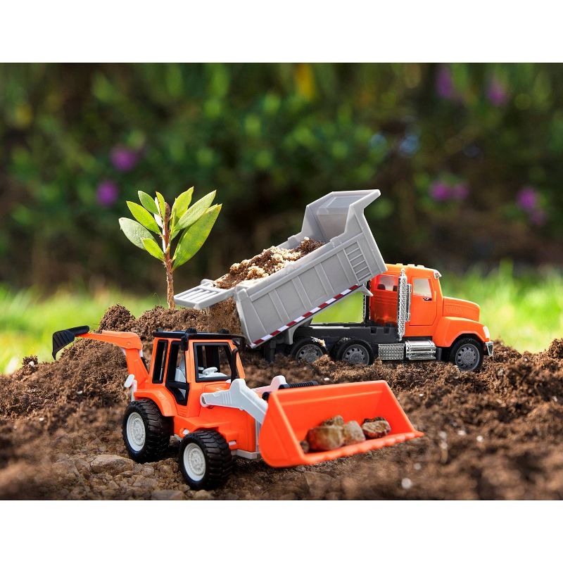 DRIVEN by Battat &#8211; Toy Digger Truck &#8211; Backhoe Loader &#8211; Micro Series, 3 of 10