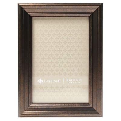Lawrence Frames 4x6 Classic Detailed Oil Rubbed Bronze Picture Frame 535546