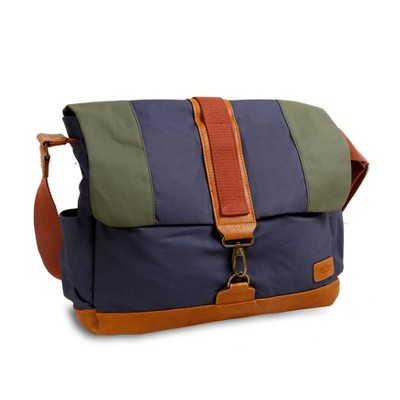 canvas messenger backpack