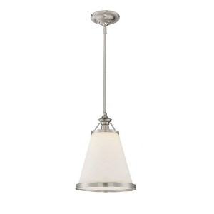 Savoy House Polar 1 - Light Pendant in  Satin Nickel - 1 of 4
