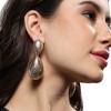 SOHI Women's Champayne Gold Chic Chandelier Drop Earrings - 4 of 4