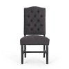 2pk Hyvonen Contemporary Fabric Tufted Dining Chairs - Christopher Knight Home - 3 of 4