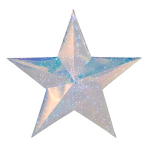 Prismatic Iridescent Traditional Star 24", LED lights - 1 of 4