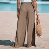 Women's Drawstring Wide Leg Pants -Cupshe - 4 of 4