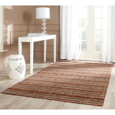 Himalaya Multicolor Hand-Knotted Wool Area Rug 4' x 6'