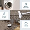 Acekool Checkered Rug - Soft Machine Washable & Non-Slip, Easy Care Low Profile Border Mat for Kitchen Hallway Door - 3 of 4