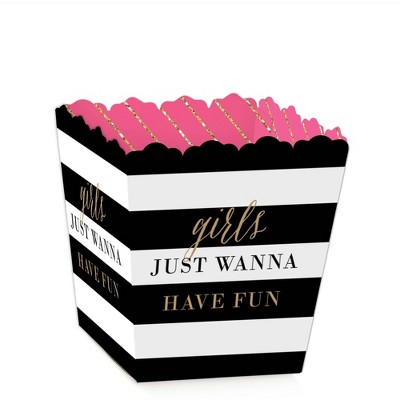 Big Dot of Happiness Girls Night Out - Party Mini Favor Boxes - Bachelorette Party Treat Candy Boxes - Set of 12