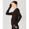 X BY GOTTEX Rib Long Sleeve: Sleek, Versatile Base Layer for All Seasons - 4 of 4