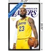 Trends International NBA Los Angeles Lakers - LeBron James Feature Series 23 Framed Wall Poster Prints - 3 of 4