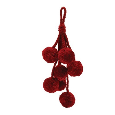 Melrose Pom Pom Cluster Drop (Set of 4)