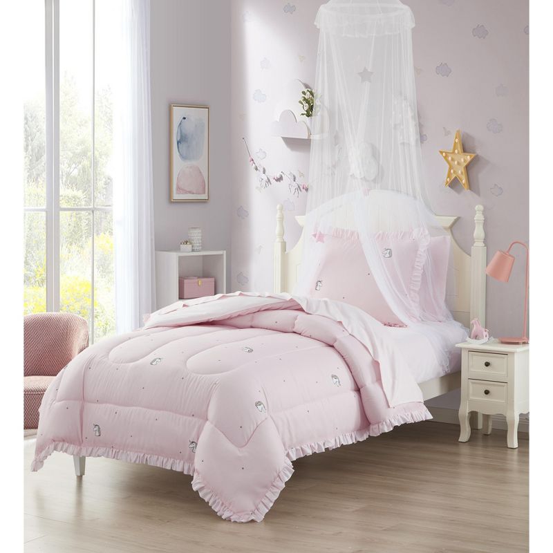 Rainbow Unicorn Kids Printed Bedding Set Includes Sheet Set by Sweet Home Collection™, 3 of 7