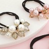 Wrapables Faux Pearls and Rhinestones Hair Ties (Set of 3) - 3 of 4