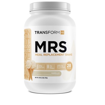 TransformHQ Meal Replacement Shake - Vanilla, 28 Servings