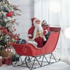 KWPZQEB Christmas Ornament Standing Santa Red/White - 3 of 4