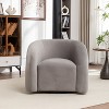 SEYNAR Modern Glam Velvet 360 Degree Swivel Accent Armchair with Tufted Back - 2 of 4