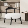 NicBex Dining Chairs Upholstered Chair?Accent Chair Fabric Accent Seat with Metal Legs for Dining Room, Bedroom - 4 of 4