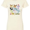 Women's - Pokémon - Eeveelution Stickers Fitted Graphic T-Shirt - 2 of 3