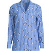 Lands' End Women's Long Sleeve Print Flannel Pajama Top - 3 of 4