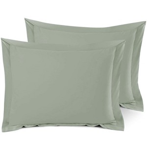 Nestl Soft Pillow Shams Set of 2, Double Brushed Microfiber Pillow Covers, Premium Pillow Shams With 1.5” Flange - 1 of 4