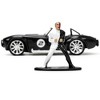 1965 Shelby Cobra 427 S/C #2 Black Metallic and White and Harvey Two-Face Diecast Figure "Batman" 1/32 Diecast Model Car by Jada - 4 of 4