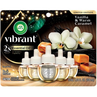 Vanilla & Warm Caramel Scented Oil Refill Pack