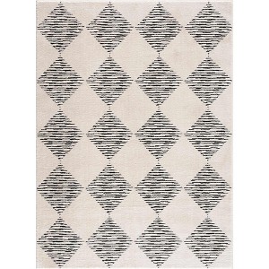 Hauteloom Fauci Diamond Checkered Area Rug - 1 of 4