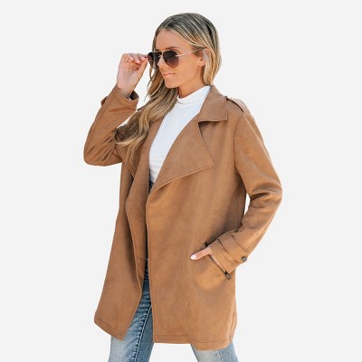 Women's Teddy Double-breasted Coat - Cupshe : Target
