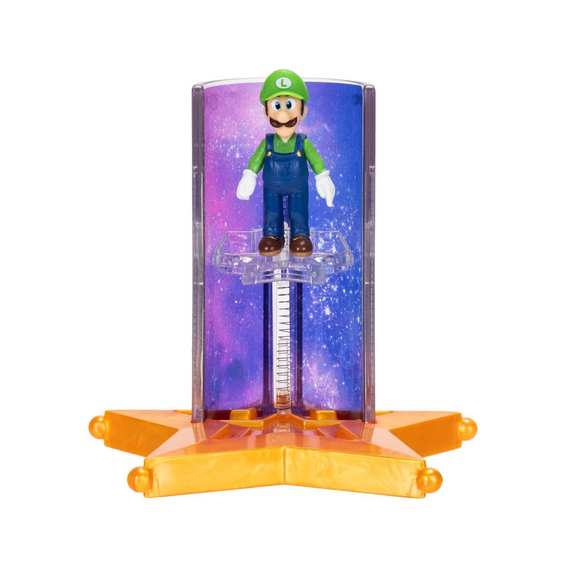 The Super Mario Galaxy Movie – 1.5” Figure with Star Launcher Accessory – Luigi