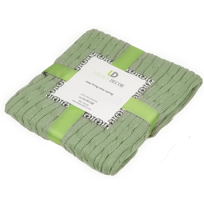 Legacy Decor Knit Design Soft Lightweight Throw Blanket, 2 of 3