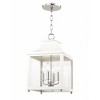 Mitzi Leigh 4 - Light Pendant in  Aged Brass Clear Shade - 3 of 4