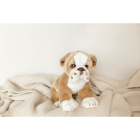 realistic english bulldog stuffed animal