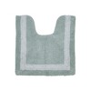 Hotel Bath Rug 100% Premium Cotton Tufted Two Tone Reversible Bathroom Rug, Soft & Water Absorbent, Machine Washable Bath Mat - 2 of 4