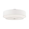 Livex Lighting Meridian 5 - Light Semi-Flush Mount in  Brushed Nickel - 3 of 4