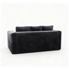 3-Seater Corduroy Boneless Sofa with Memory Foam, Comfy Deep Seat, and No Assembly - 2 of 4