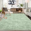 Washable Modern Solid Living Room Rugs, Abstract Indoor Contemporary Floor Carpet for Bedroom Dining Room - 2 of 4