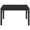 vidaXL Garden Coffee Table Black Powder-coated steel Small Durable - 3 of 4