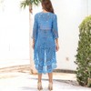 Anna-Kaci Women's Crochet Boho Duster Summer Boho Cover-Up Cardigan - 4 of 4