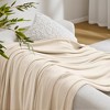 Luxury Bamboo Cotton Blanket – Oversized, Breathable, Jacquard Weave for All-Season, Eco-Friendly Comfort - 3 of 4