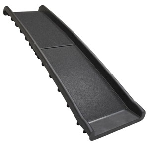 HANPURE Portable Foldable Pet Ramp Climbing Ladder Suitable for Off-road Vehicle Trucks - Black - 1 of 4