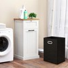 Costway Laundry Cabinet Freestanding Tilt Out Laundry Hamper with Basket Drawer Organizer - 4 of 4