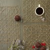 DII Woven Paper Placemat Set 6 Piece, Gold, 16x16" - 2 of 4