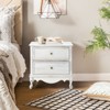Galatea 24" Tall 2 - Drawer Nightstand with Two Drawers  and Charging Station| KARAT HOME - 4 of 4